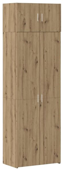 VidaXL Tárolószekrény kézműves tölgy 70 x 42,5 x 225 cm Faanyag