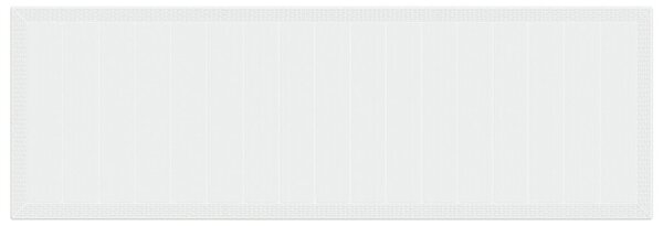 VidaXL Kerti Asztal Fehér 300 x 100 x 73 cm polirattan