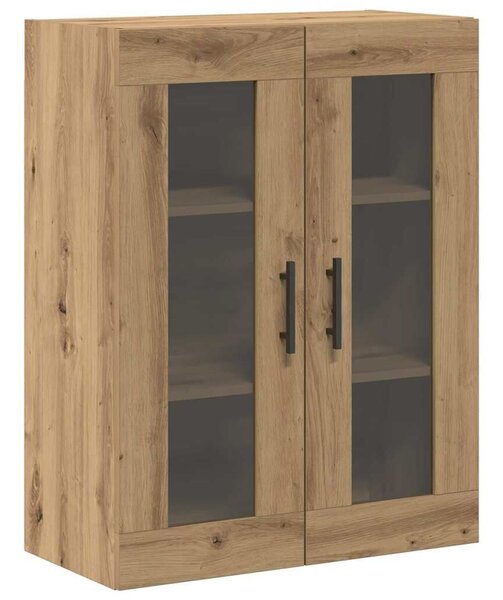 VidaXL Fali Szekrények 2 pcs Artisan tölgy és Fekete 69.5 x 34 x 90 cm