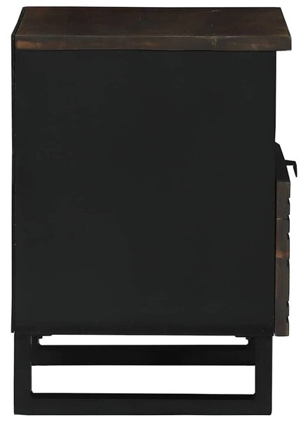 VidaXL Éjjeliszekrény 2 pcs Dió 40 x 33 x 46 cm Szerelt Fa