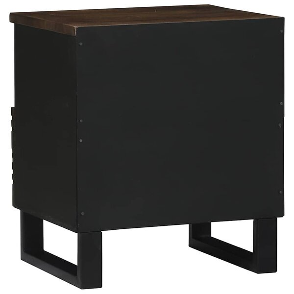 VidaXL Éjjeliszekrény 2 pcs Dió 40 x 33 x 46 cm Szerelt Fa