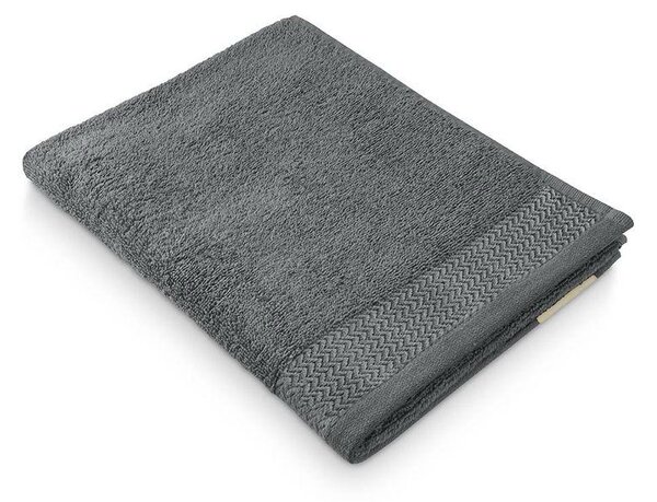 Törölköző CLYR 50x100 cm sötétszürke, 100% pamut