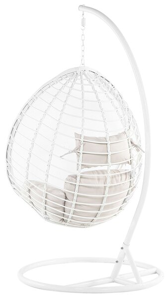 Függőszék állványzattal FANO PE Rattan Fehér