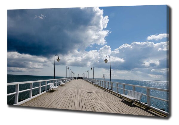 Feszített vászonkép Pier orłowo