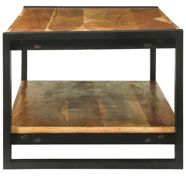 VidaXL Dohányzóasztal Barna 120 x 50 x 38 cm Tömör Akácfa
