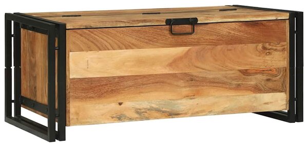 VidaXL Dohányzóasztal with Drawer Barna 90 x 50 x 38 cm tömör akácfa