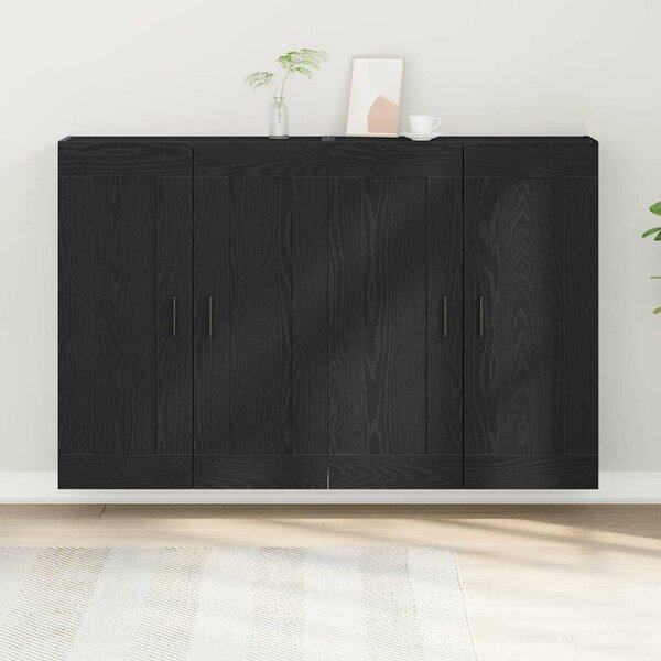 VidaXL Fali szekrény 2 db Artisan tölgy 69,5 x 34 x 90 cm Szerelt Fa