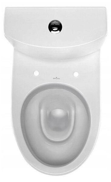 Cersanit PARVA - WC kombi + antibakteriális ülőke lassan záródó funkcióval, függőleges hulladék, K27-004