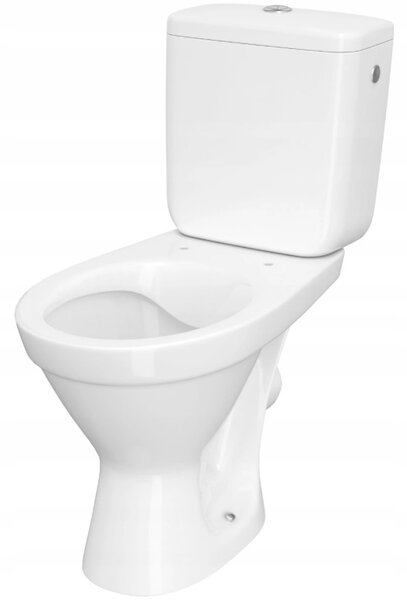Cersanit Cersania SimpleOn 010 - WC kombi 3 / 6l + ülőke lassan záródó hőre keményedő, vízszintes hulladék, fehér, K11-2339