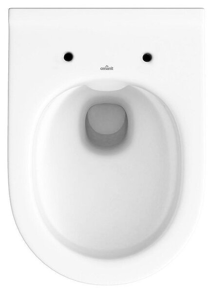 Cersanit City Oval CleaOn, függő WC csésze ülőke nélkül, fehér, K35-025