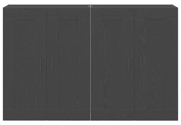 VidaXL Fali szekrény 2 db Artisan tölgy 69,5 x 34 x 90 cm Szerelt Fa