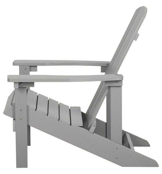Kerti szék ADIRONDACK Világosszürke