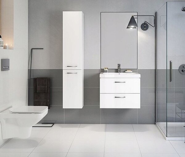 Cersanit Como Clean On, függő WC csésze ülőke nélkül, fehér, K32-020