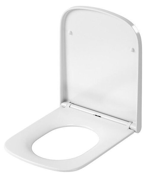 Cersanit Larga square Clean On, függesztett wc csésze 3/5 l + lassan záródó ülőke hőre keményedő, fehér, S701-473