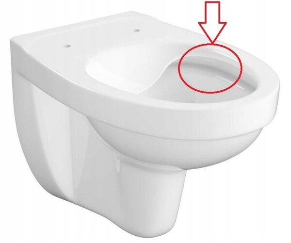 Cersanit Cersania SimpleOn, falra szerelhető wc csésze 52,5x36x37,5 cm + lassan záródó duroplaszt ülőke, vízszintes hulladék, fehér, S701-554