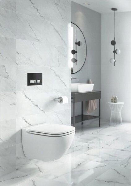 CERSANIT Cersanit, függő WC Caspia CleanOn ülőke nélkül, fehér, K11-0233