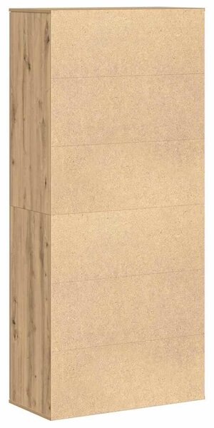 VidaXL Magasító polcokkal kézműves tölgy 80 x 39 x 178 cm Faanyag