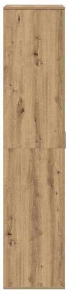 VidaXL Magasító polcokkal kézműves tölgy 80 x 39 x 178 cm Faanyag