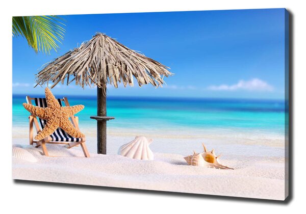Feszített vászonkép Beach holidays