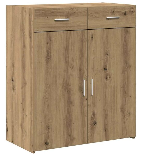 VidaXL Tárolószekrény kézműves tölgy 80 x 42.5 x 93.5 cm Faanyag