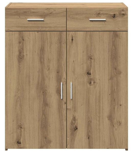 VidaXL Tárolószekrény kézműves tölgy 80 x 42.5 x 93.5 cm Faanyag