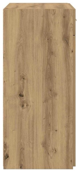 VidaXL Tárolószekrény kézműves tölgy 80 x 42.5 x 93.5 cm Faanyag