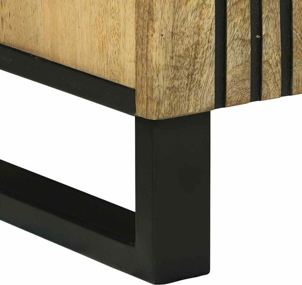 VidaXL Tálalószekrény Barna 60 x 33 x 75 cm tömör mangófa