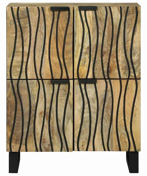 VidaXL Szekrény Barna 60 x 33 x 75 cm tömör mangófa