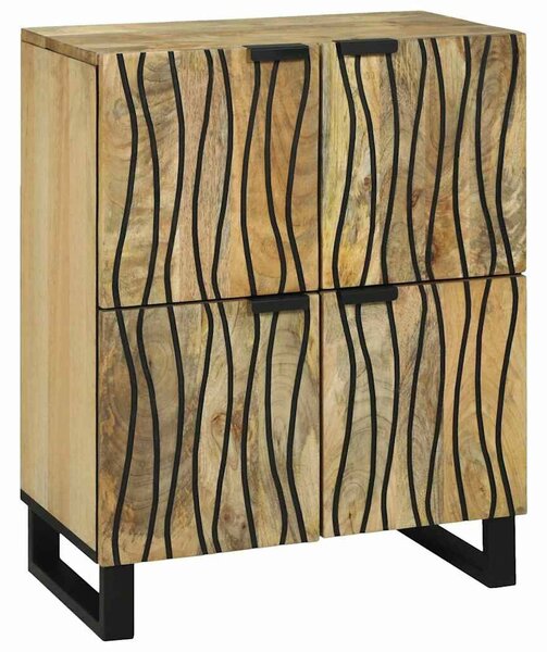 VidaXL Szekrény Barna 60 x 33 x 75 cm tömör mangófa