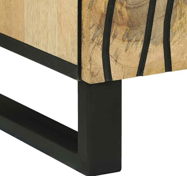 VidaXL Szekrény Barna 60 x 33 x 75 cm tömör mangófa