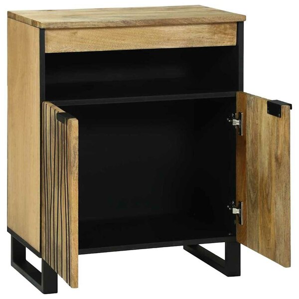 VidaXL Tálalószekrény Barna 60 x 33 x 75 cm tömör mangófa