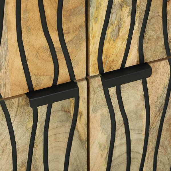 VidaXL Szekrény Barna 60 x 33 x 75 cm tömör mangófa