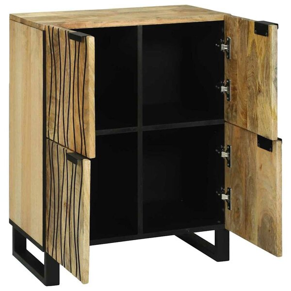 VidaXL Szekrény Barna 60 x 33 x 75 cm tömör mangófa