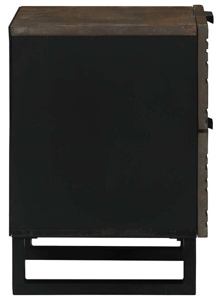 VidaXL Éjjeliszekrény 2 pcs Dió 40 x 33 x 46 cm Szerelt Fa