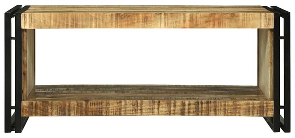 VidaXL Dohányzóasztal Barna 90 x 50 x 38 cm Tömör nyers mangófa