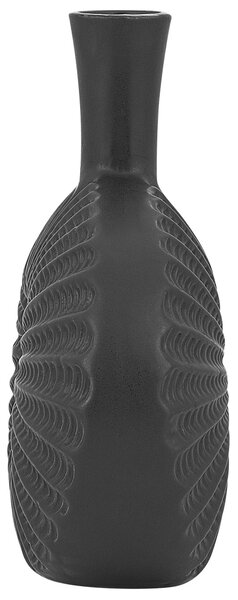 Dekor váza ARWAD Kőcserép 24 cm Fekete