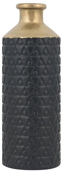 Dekor váza ARSIN Kőcserép 39 cm Fekete