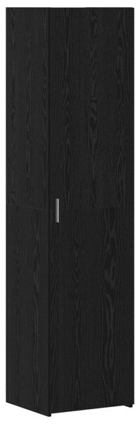 VidaXL Fekete Tölgy Magas Szekrény 45x42.5x185 cm Szerelt fa