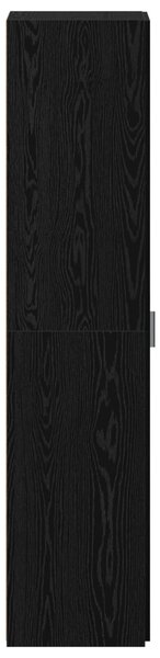 VidaXL Fekete Tölgy Magas Szekrény 45x42.5x185 cm Szerelt fa