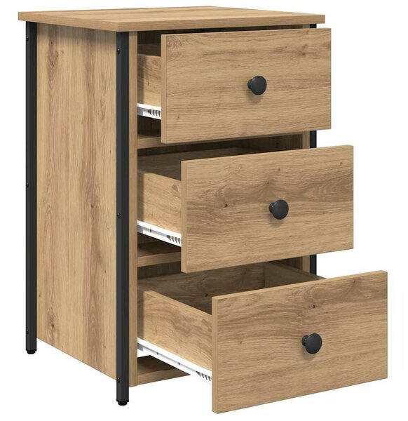 VidaXL Éjjeliszekrény fiókkal 2 pcs Barna 40 x 36 x 60 cm