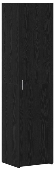 VidaXL Fekete Tölgy Magas Szekrény 45x42.5x185 cm Szerelt fa