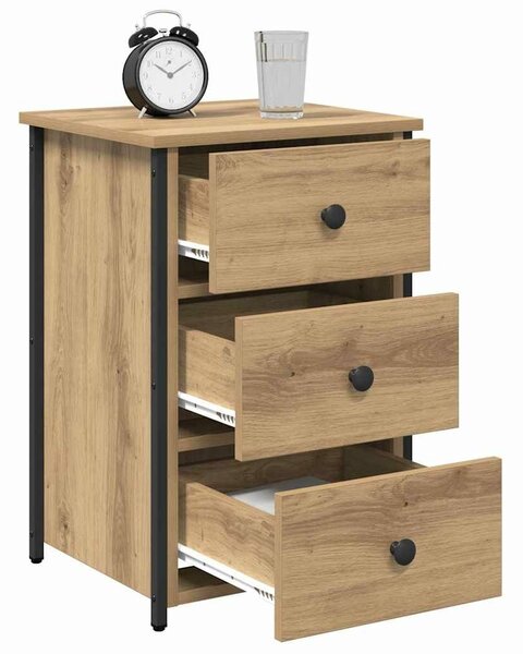 VidaXL Éjjeliszekrény fiókkal 2 pcs Barna 40 x 36 x 60 cm