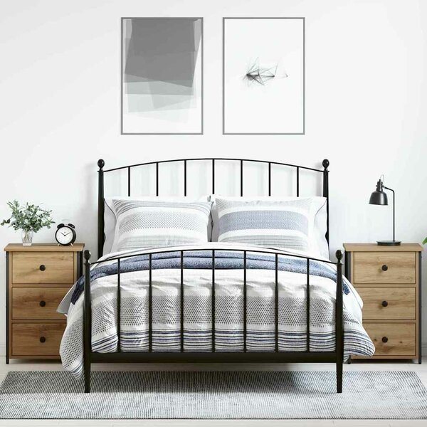VidaXL Éjjeliszekrény fiókkal 2 pcs Barna 40 x 36 x 60 cm