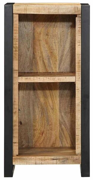 VidaXL Éjjeliszekrény polcokkal Barna 40 x 30 x 80 cm Tömör mangófa