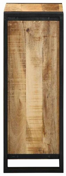 VidaXL Éjjeliszekrény polcokkal Barna 40 x 30 x 80 cm Tömör mangófa