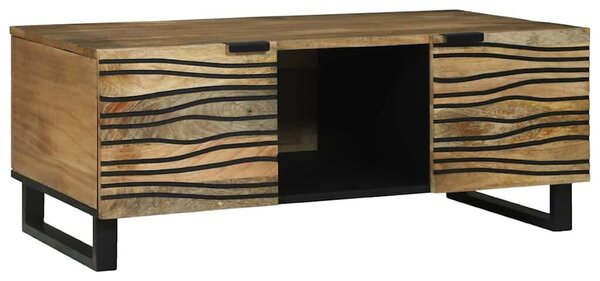 VidaXL Dohányzóasztal Barna és fekete 100 x 54 x 40 cm