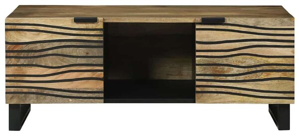 VidaXL Dohányzóasztal Barna és fekete 100 x 54 x 40 cm