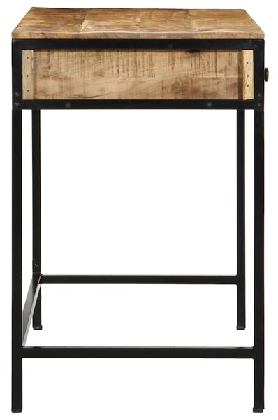 VidaXL Asztal fiókkal tárolóval Barna 105 x 50 x 75 cm Tömör mangófa