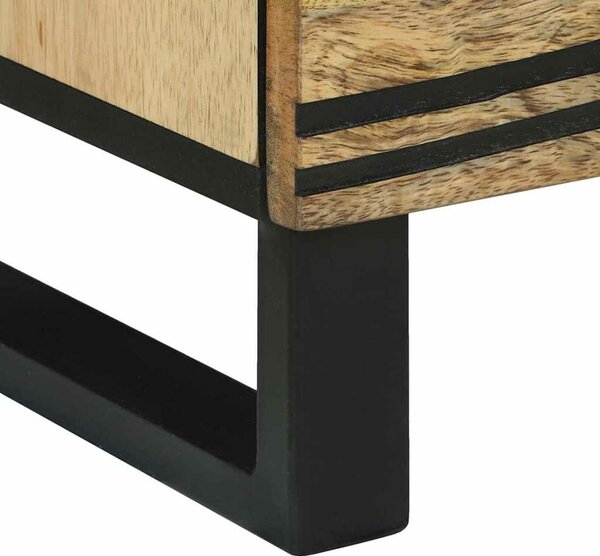 VidaXL Éjjeliszekrény 2 pcs Barna 40 x 33 x 46 cm tömör mangófa