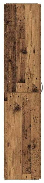 VidaXL Irodai szekrény polcokkal 2 pcs Régi fa 60 x 32 x 153 Faanyag